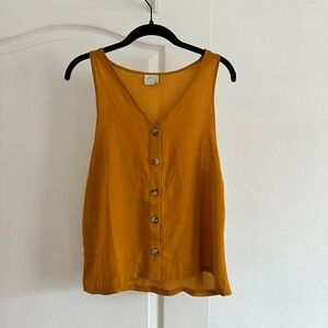 Paper Crane Button Detail Tank SZ L
